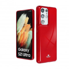 Jelly sur le Samsung Galaxy A32 5G MERCURY Coque en TPU Rouge