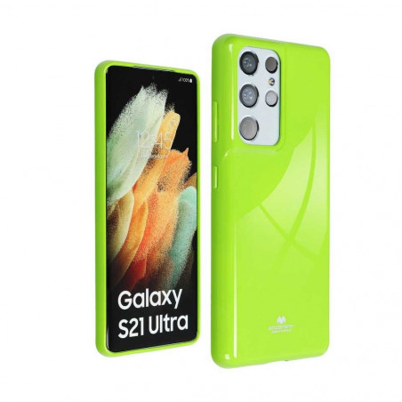 Jelly sur le Samsung Galaxy A32 5G MERCURY Coque en TPU Vert