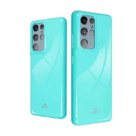Jelly sur le Samsung Galaxy A32 5G MERCURY Coque en TPU Vert