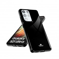 Jelly sur le Samsung Galaxy A72 LTE MERCURY Coque en TPU Noir