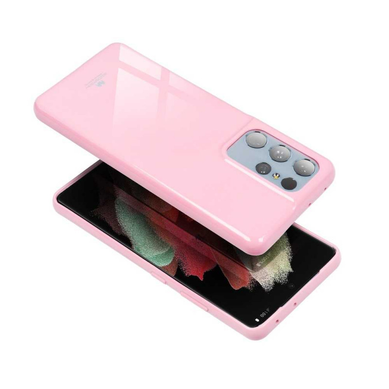Jelly sur le Samsung Galaxy A52 LTE MERCURY Coque en TPU Rose