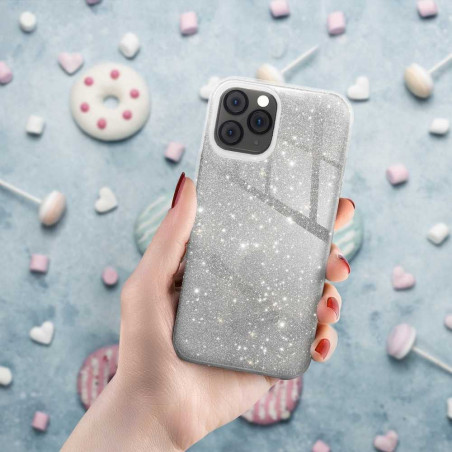 Apple iPhone 13 Coque Shining Argenté