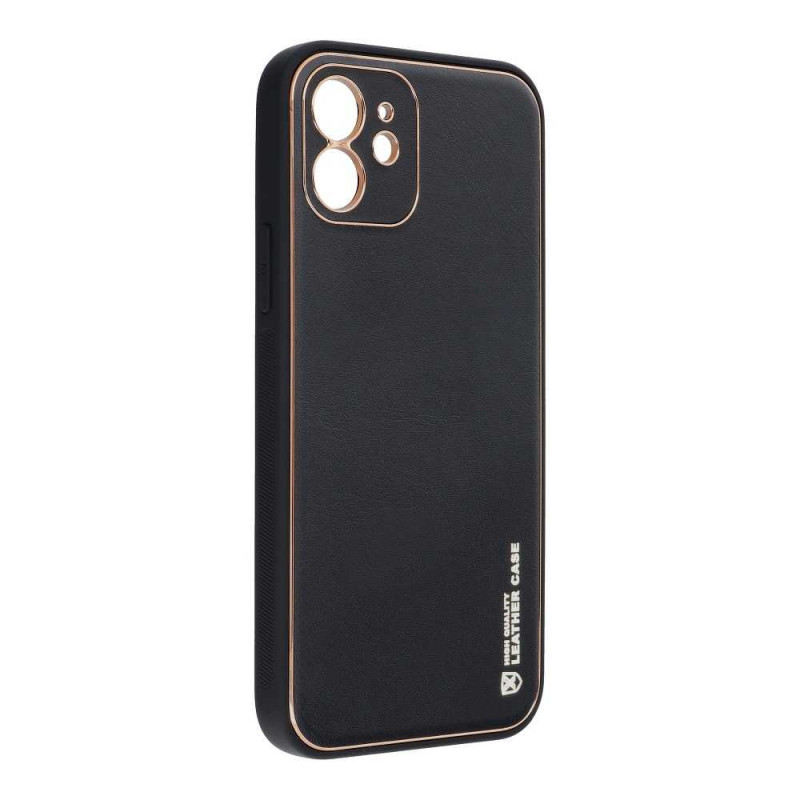Apple iPhone 13 Coque Leather Noir