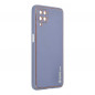 LEATHER sur le Samsung Galaxy A03S FORCELL Étui en cuir Bleu