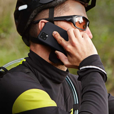 Silicone sur le Apple iPhone 13 mini FORCELL Coque en silicone Noir
