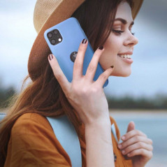 Silicone sur le Apple iPhone 13 mini FORCELL Coque en silicone Bleu
