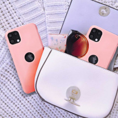 Silicone sur le Apple iPhone 13 mini FORCELL Coque en silicone Rose