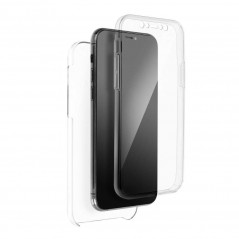 360 Full Cover PC + TPU sur le Apple iPhone 13 mini Étui en silicone Transparent
