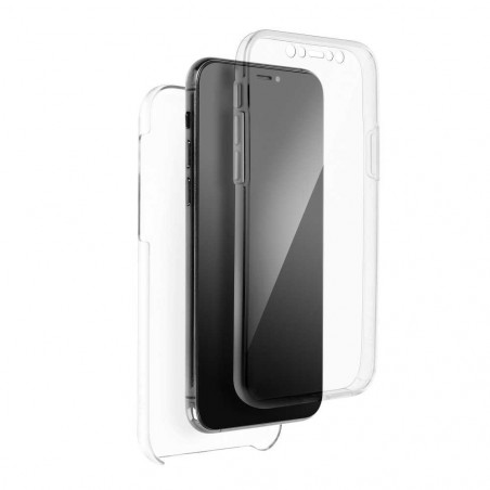 360 Full Cover PC + TPU sur le Apple iPhone 13 mini Étui en silicone Transparent