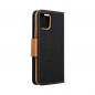 Apple iPhone 13 mini Portefeuilles Canvas Book Noir