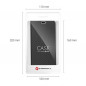 LUNA Book Carbon sur le Apple iPhone 13 mini FORCELL Étui portefeuille Noir