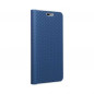 LUNA Book Carbon sur le Apple iPhone 13 Pro FORCELL Étui portefeuille Bleu