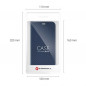 LUNA Book Carbon sur le Apple iPhone 13 Pro FORCELL Étui portefeuille Bleu