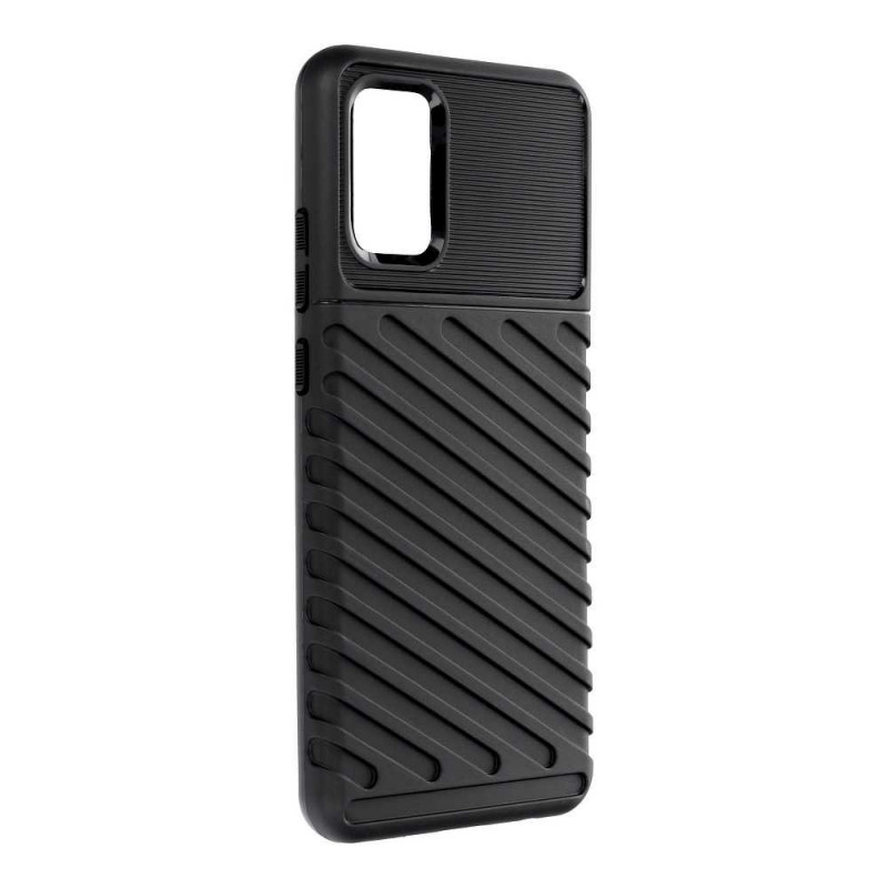 THUNDER sur le Samsung Galaxy A02s FORCELL Coque en TPU Noir