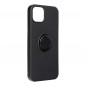 SILICONE RING sur le Apple iPhone 13 FORCELL Dos de plastique Noir