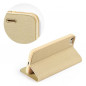 LUNA Book Gold sur le Apple iPhone 13 mini FORCELL Étui portefeuille Or