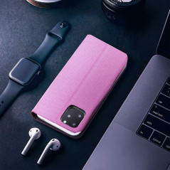Sensitive Book sur le Apple iPhone 13 Couverture de portefeuille Rose