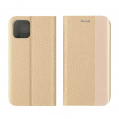 Sensitive Book sur le Apple iPhone 13 mini Couverture de portefeuille Or
