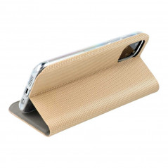 Sensitive Book sur le Apple iPhone 13 Couverture de portefeuille Or