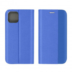 Sensitive Book sur le Apple iPhone 13 Pro Couverture de portefeuille Bleu