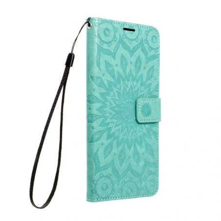 Apple iPhone 13 Portefeuilles MEZZO Book Mandala  Vert