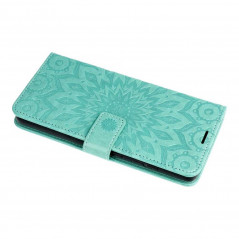 Apple iPhone 13 Portefeuilles MEZZO Book Mandala  Vert