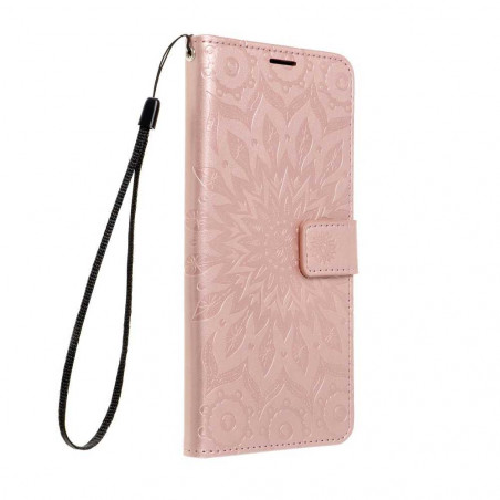 Apple iPhone 13 Portefeuilles MEZZO Book Mandala  Or rose
