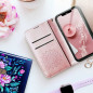 Apple iPhone 13 Portefeuilles MEZZO Book Mandala  Or rose