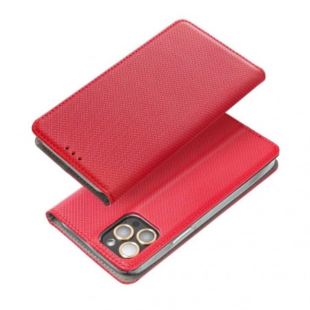 Apple iPhone 13 Pro Portefeuilles Smart Case Book Rouge