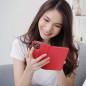 Apple iPhone 13 mini Portefeuilles Smart Case Book Rouge