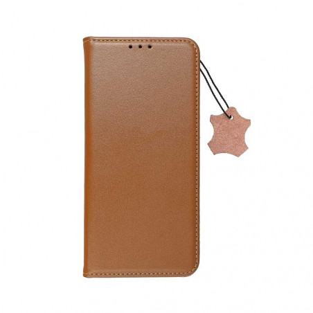 Smart PRO sur le XIAOMI Redmi Note 10 5G Couverture de portefeuille Brun