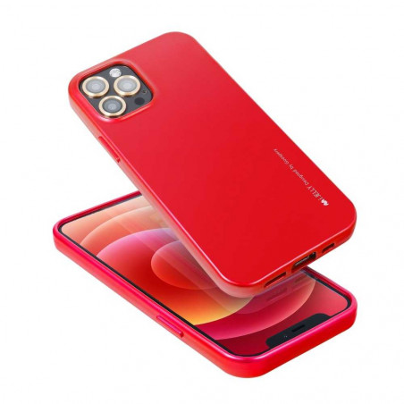 i-Jelly sur le XIAOMI Redmi Note 10 5G MERCURY Coque en TPU Rouge